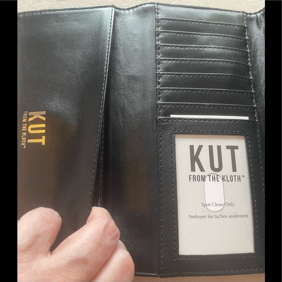 NEW KUT FROM THE KLOTH SLIM STRIPED WALLET - Picture 4 of 5